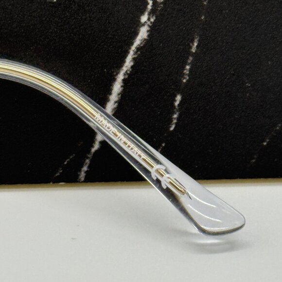 NEW BALENCIAGA BB0034O 003 CAT EYE GOLD WOMEN EYEGLASSES BALENCIAGA - Picture 9 of 10